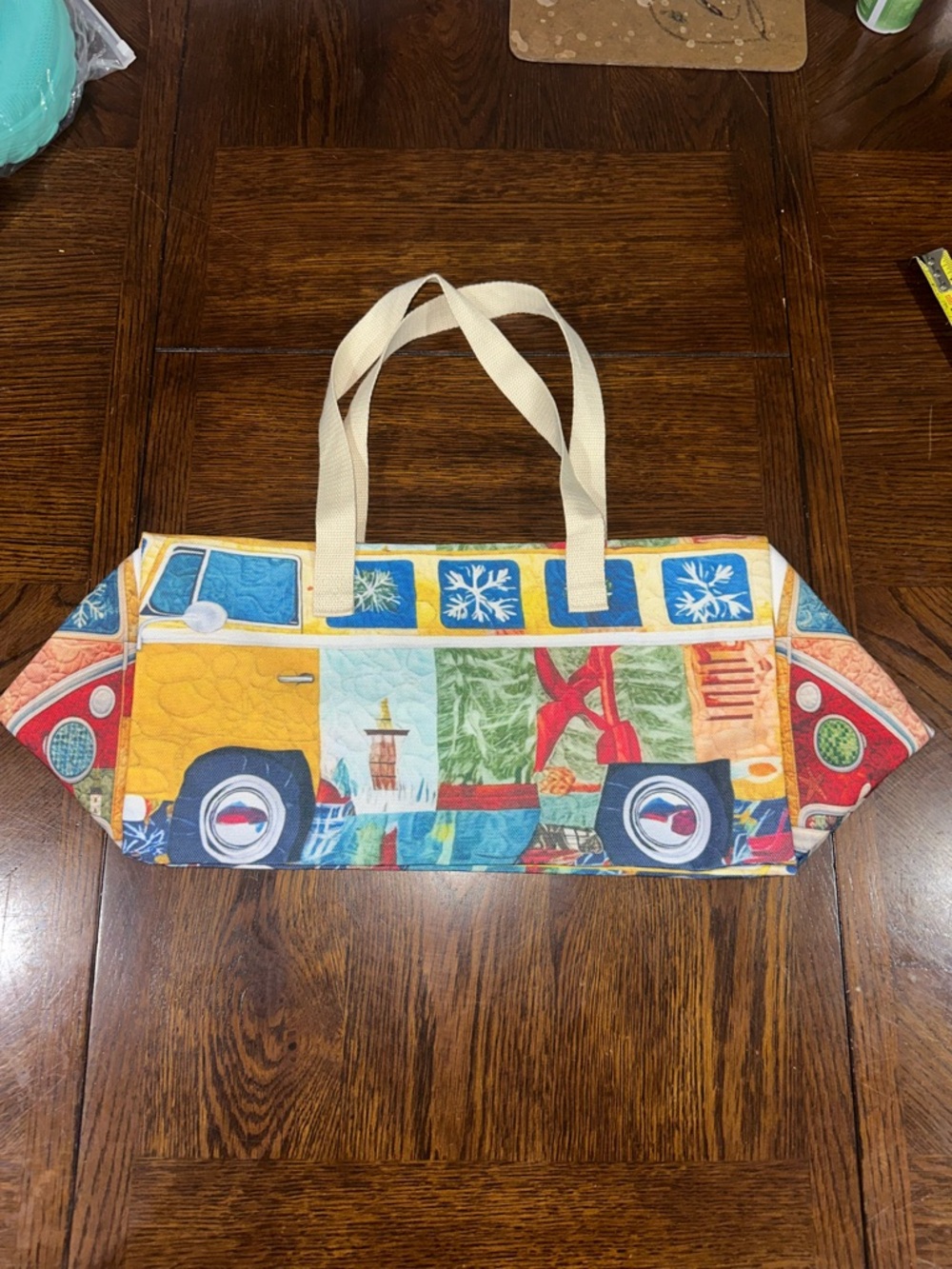 Pretty VW Volkswagen Bus Design Duffel Gym Bag music festival, viral trending